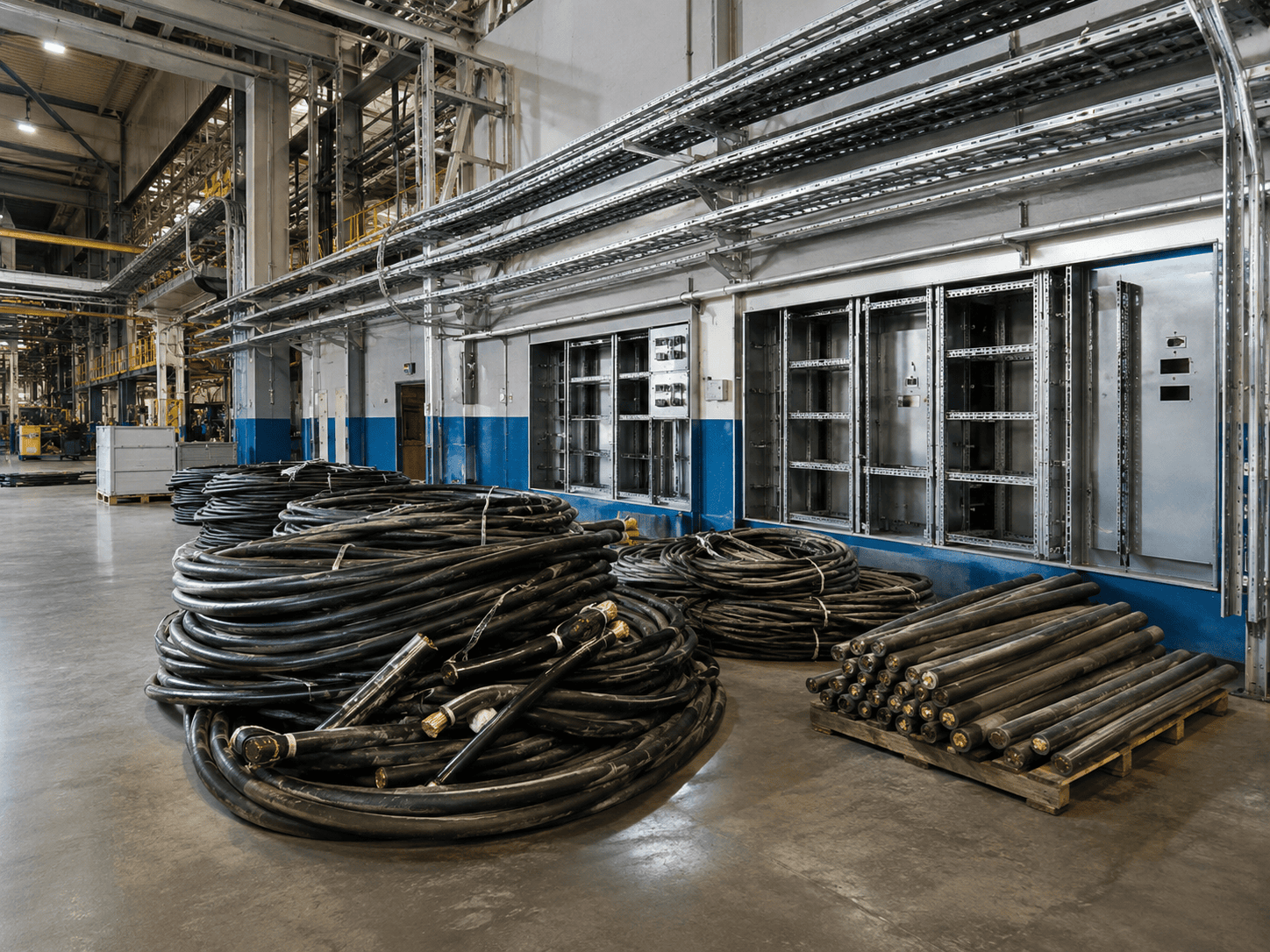 Fabrika ve tesis sökümünde hurda kablo geri kazanımı